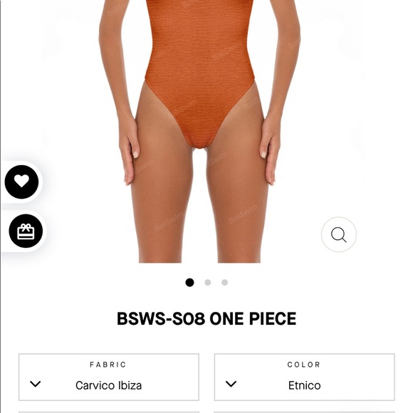 Bali Swim One Piece Bathing Suit Shiny - Picture 9 of 10